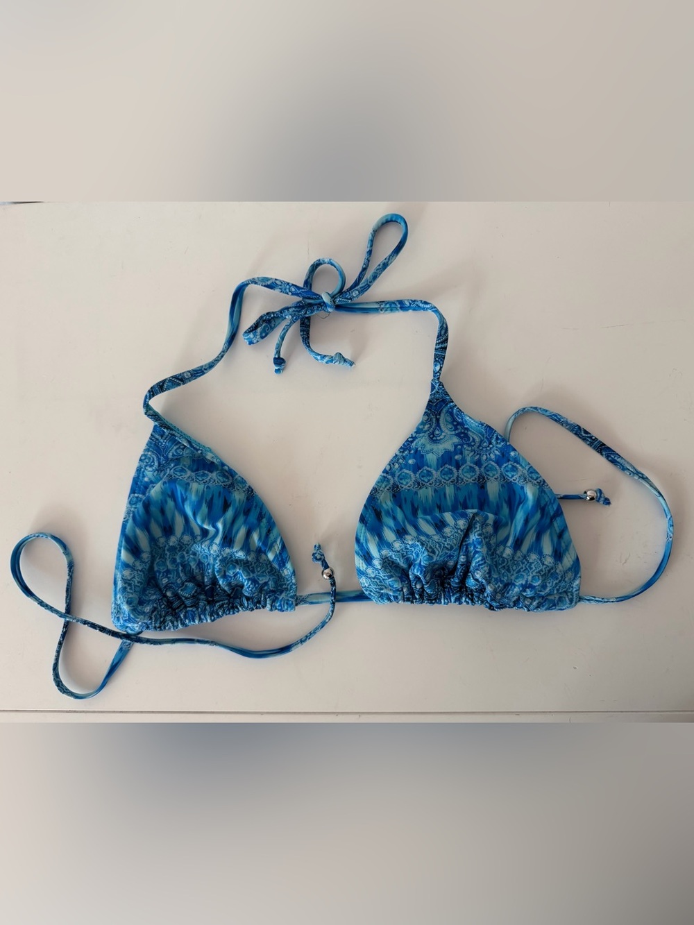 InGear Swim Soho Blue Paisley Tie Bikini Set XL 💙👙